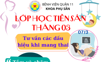 Lớp học tiền sản tháng 3 năm 2024